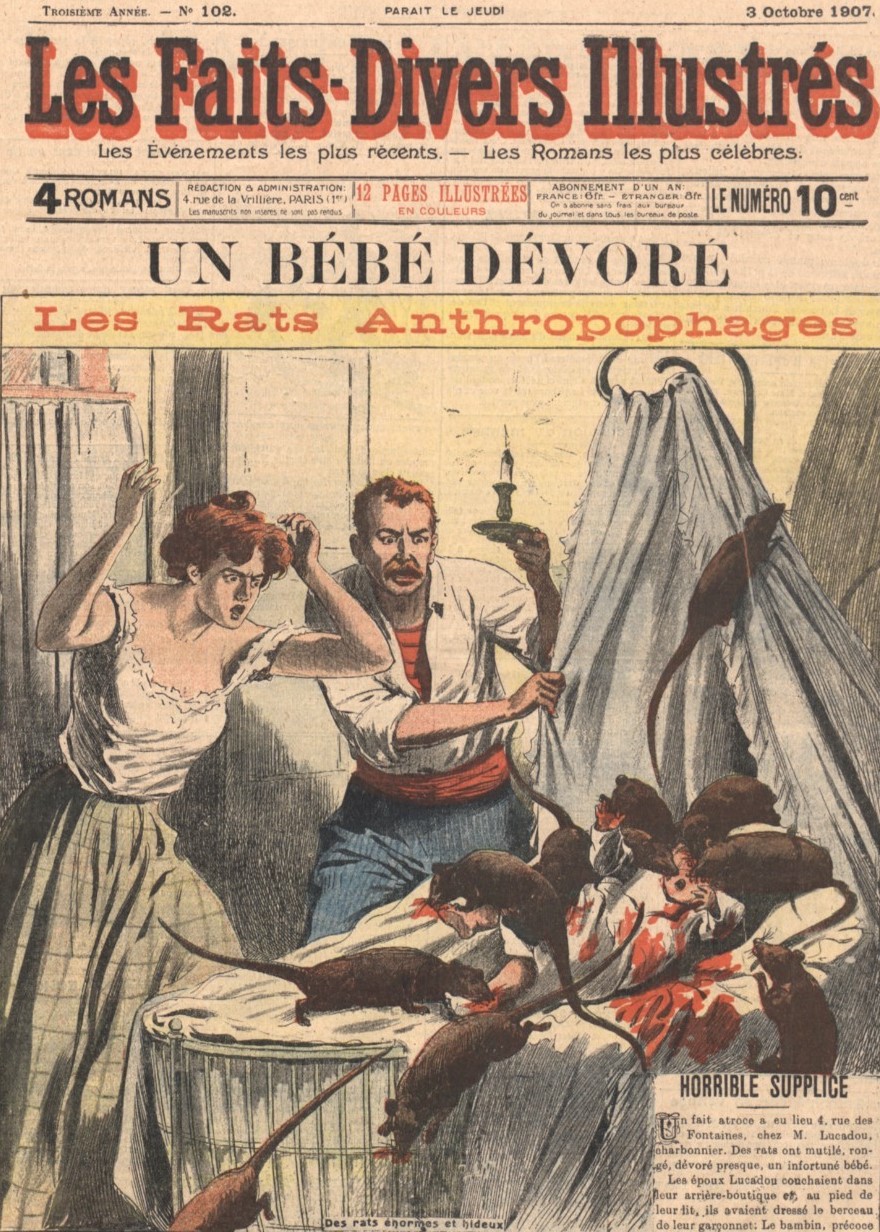 Couverture des Faits divers illustrés d'octobre 1907