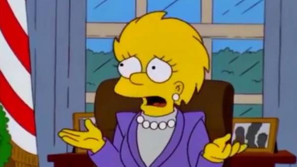 Lisa Simpsons présidente