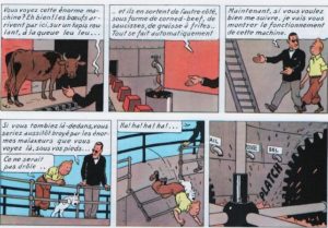Tintin Cadavre dans la cuve